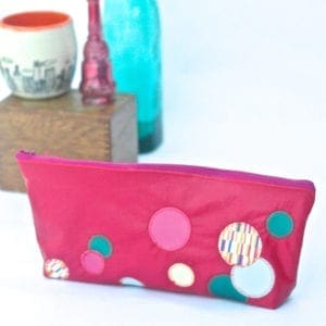 how to make a vinyl cosmetic bag + sizzix giveaway