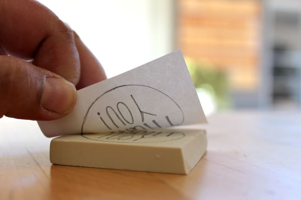 How To Make a DIY Carved Rubber Stamp - Dear Handmade Life