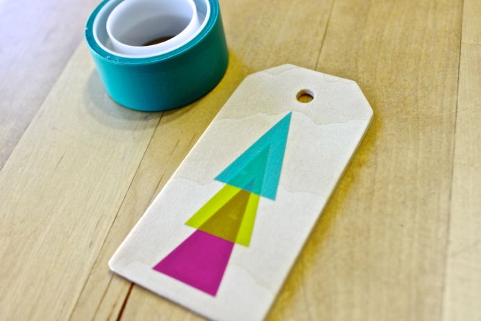 DIY washi tape wooden gift tape from Dear Handmade Life