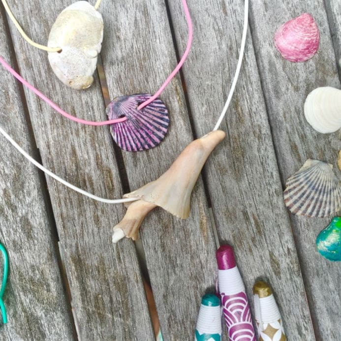 DIY Seashell Necklaces from Dear Handmade LIfe