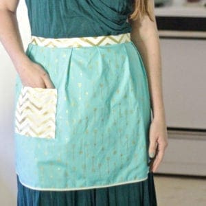 DIY easy-sew apron