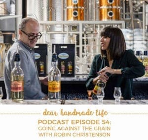 Going Against the Grain with Your Creative Business on the Dear Handmade Life podcast