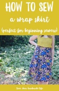 How to Sew a Wrap Skirt from Dear Handmade Life