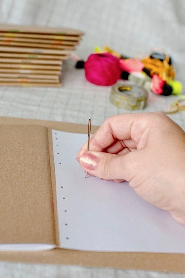 DIY Embroidered Notebooks - Dear Handmade Life