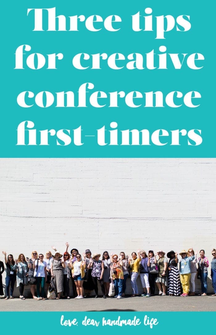 Three tips for creative conference first-timers