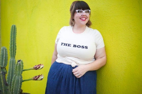 The Boss shirt creme from Dear Handmade Life